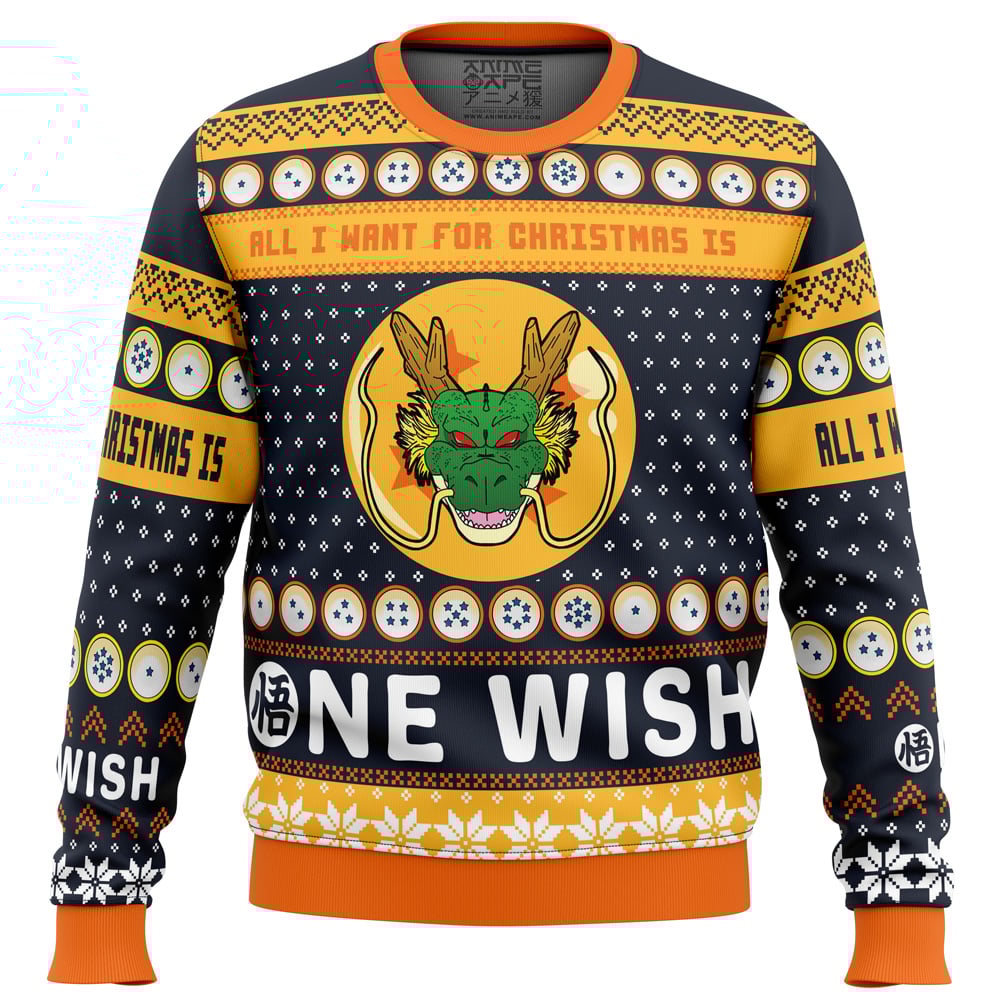 A Very Shenron Christmas DBZ PC men sweatshirt FRONT mockup - Dragon Ball Daima Merch