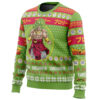 Christmas Broly Dragon Ball Z men sweatshirt SIDE FRONT mockup - Dragon Ball Daima Merch