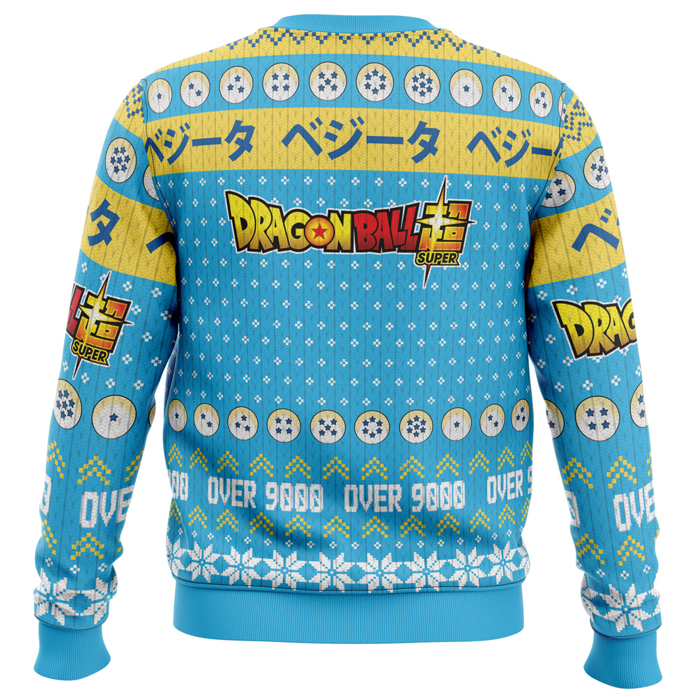 Christmas Vegeta Dragon Ball Z men sweatshirt BACK mockup 1 - Dragon Ball Daima Merch