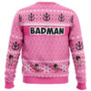 Compliment Vegeta Badman DBZ Ugly Christmas Sweater BACK mockup - Dragon Ball Daima Merch
