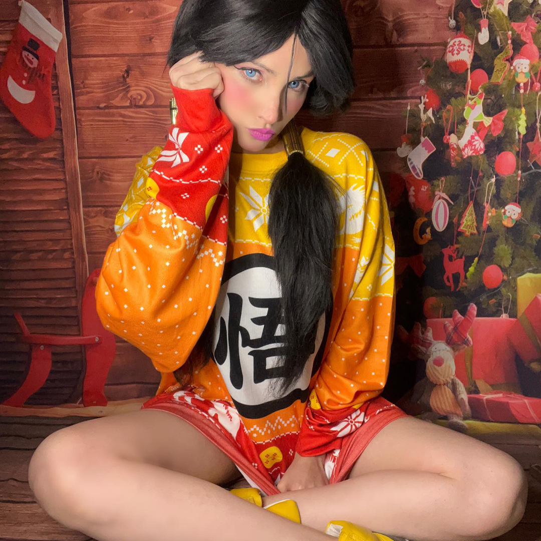 Dragon Ball Z Goku Xmas Sweater 1 - Dragon Ball Daima Merch