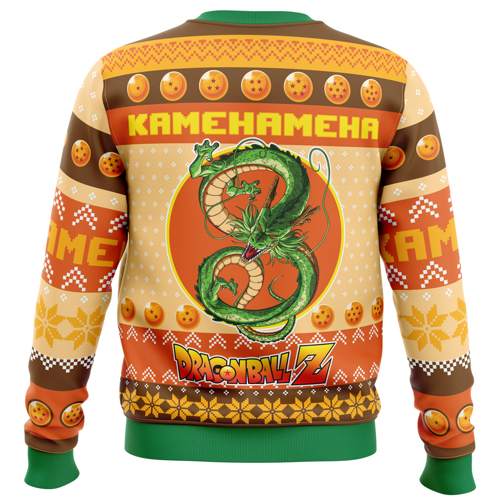 Kamehameha DBZ PC men sweatshirt BACK mockup - Dragon Ball Daima Merch