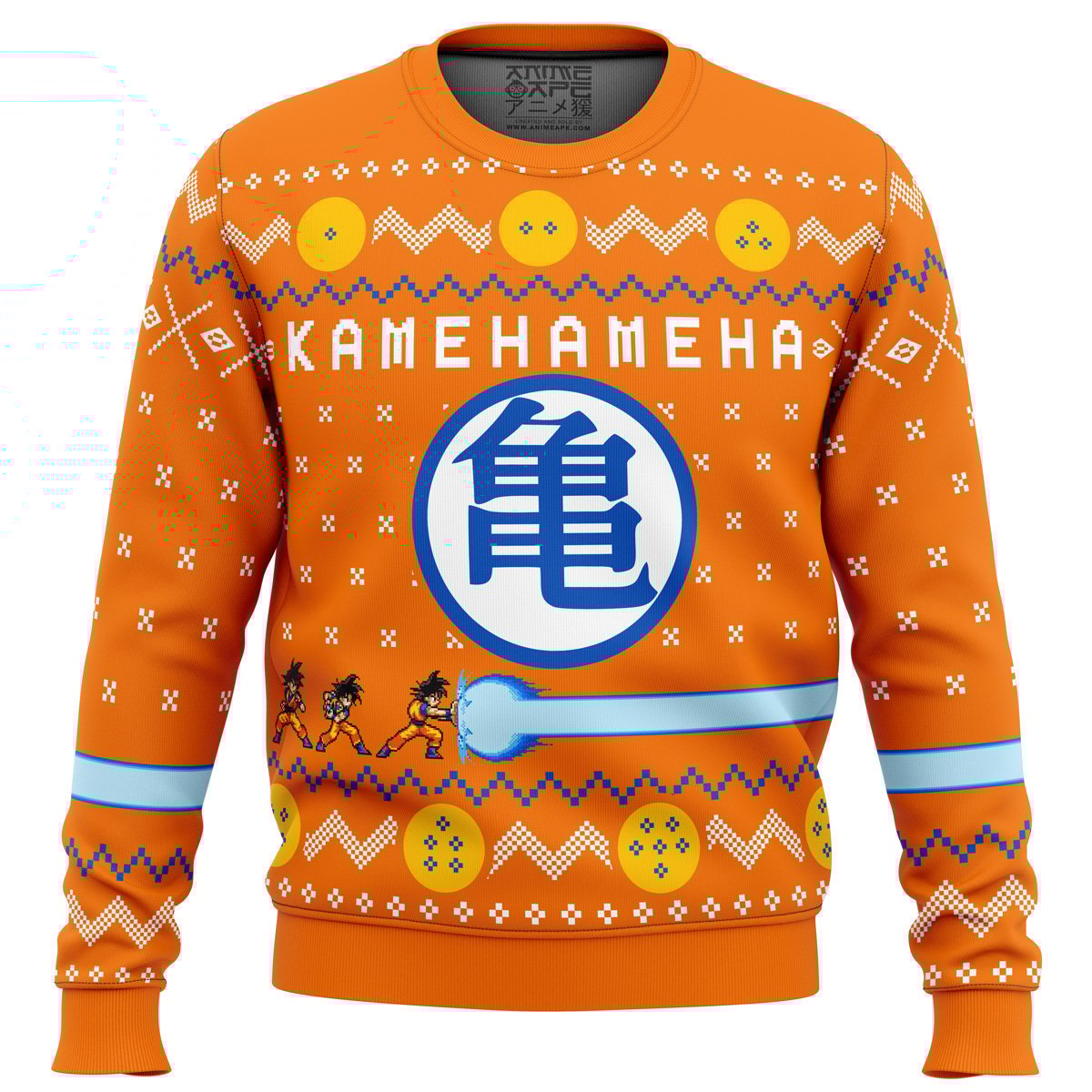 Kamehameha Dragon Ball Z men sweatshirt FRONT mockup - Dragon Ball Daima Merch